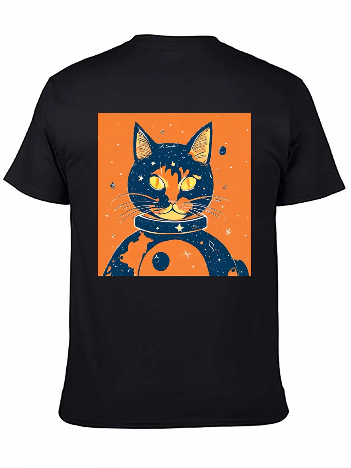 Cosmic Cat T-Shirt - Space Feline Design product image 2