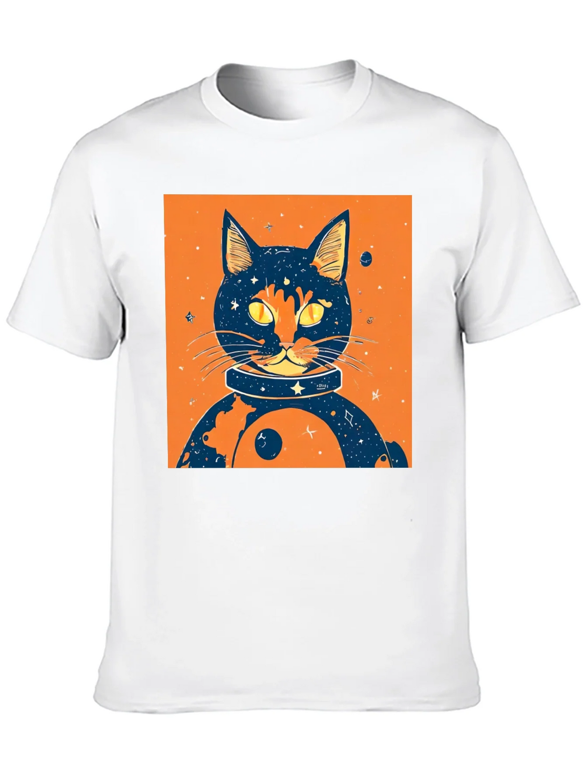 Cosmic Cat T-Shirt - Space Feline Design product image 7