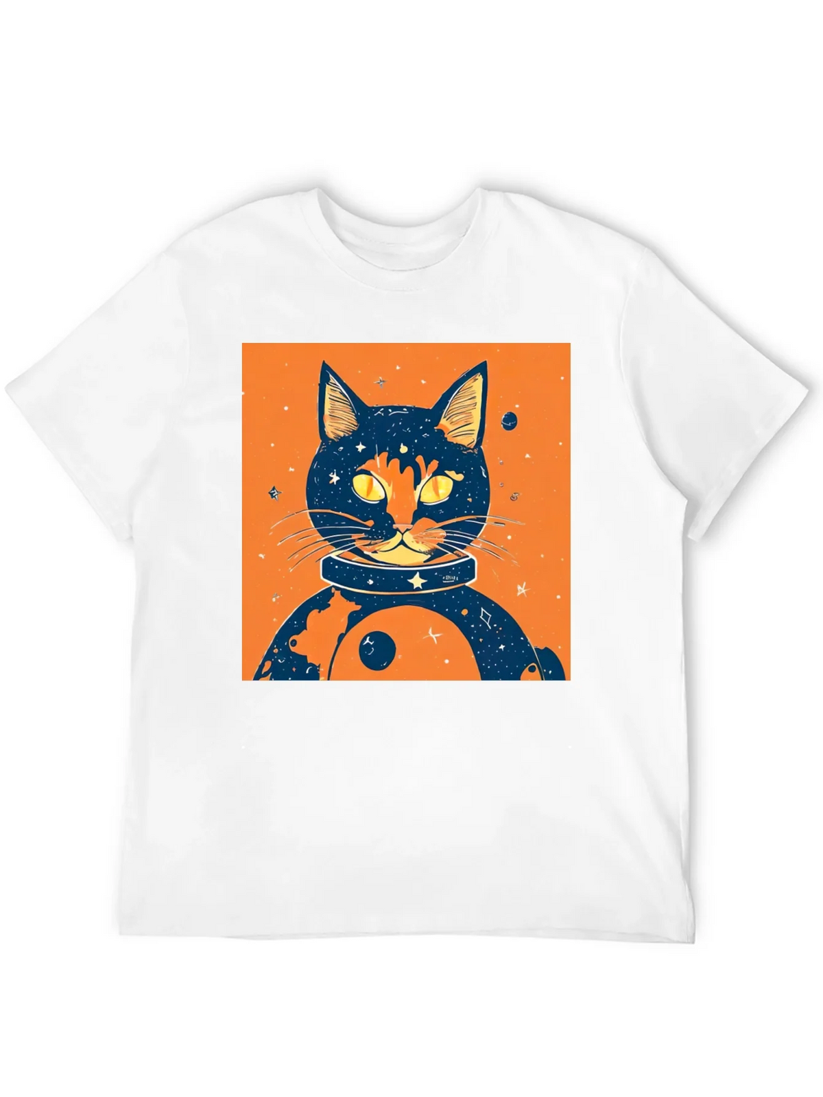Cosmic Cat T-Shirt - Space Feline Design product image 9