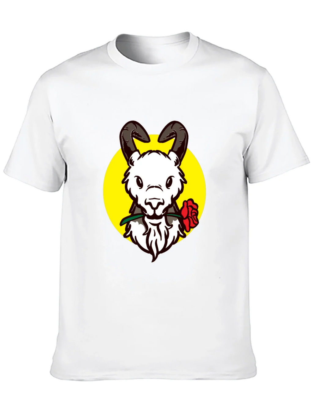 Ram Rose Graphic Tee - Stylish Black T-Shirt product image 9