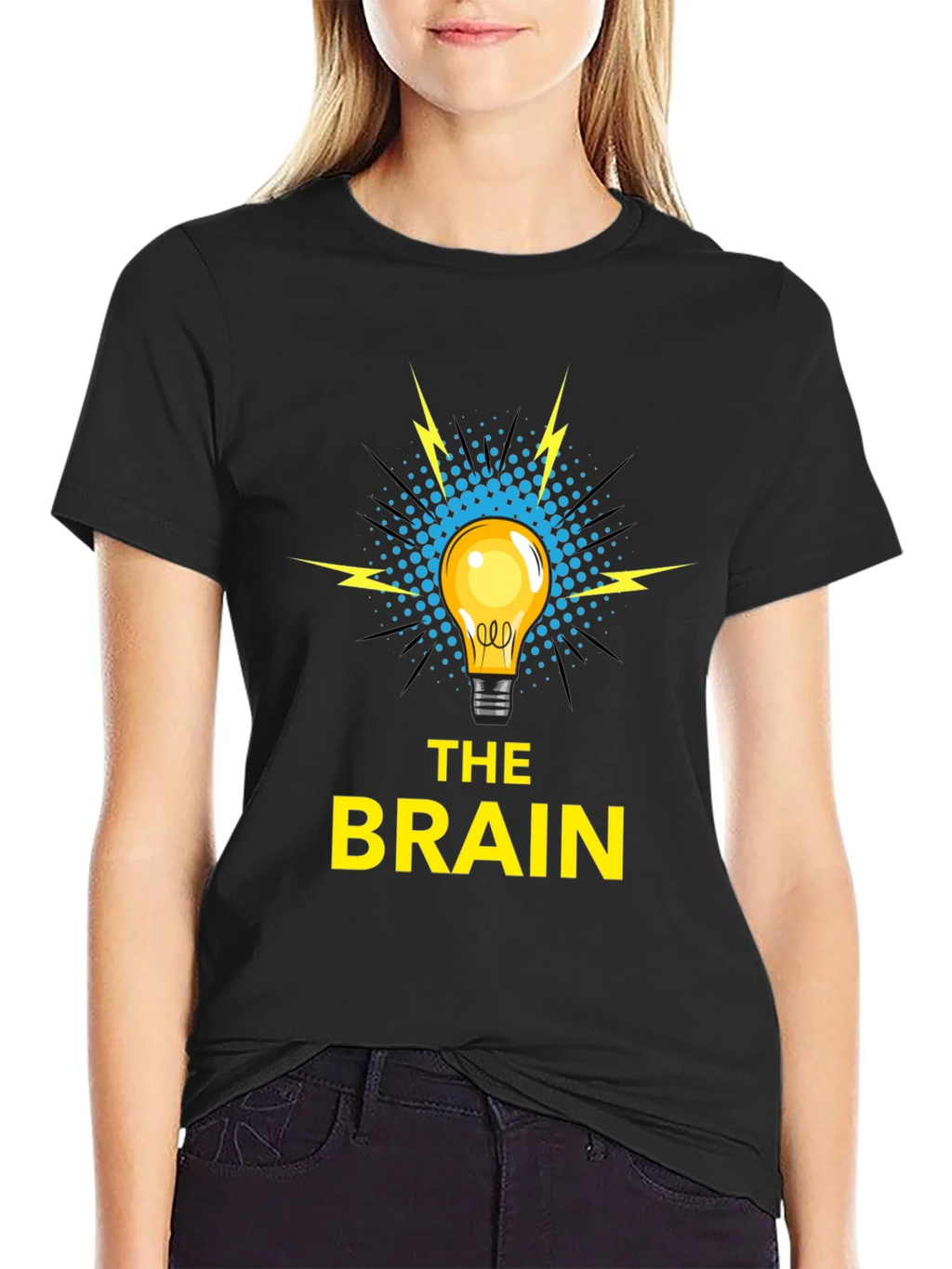 The Brain T-Shirt - Idea Lightbulb Design product image 2