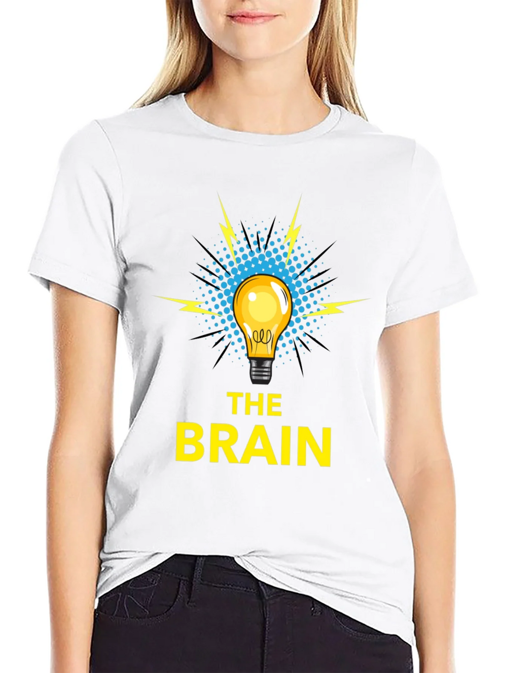 The Brain T-Shirt - Idea Lightbulb Design product image 8