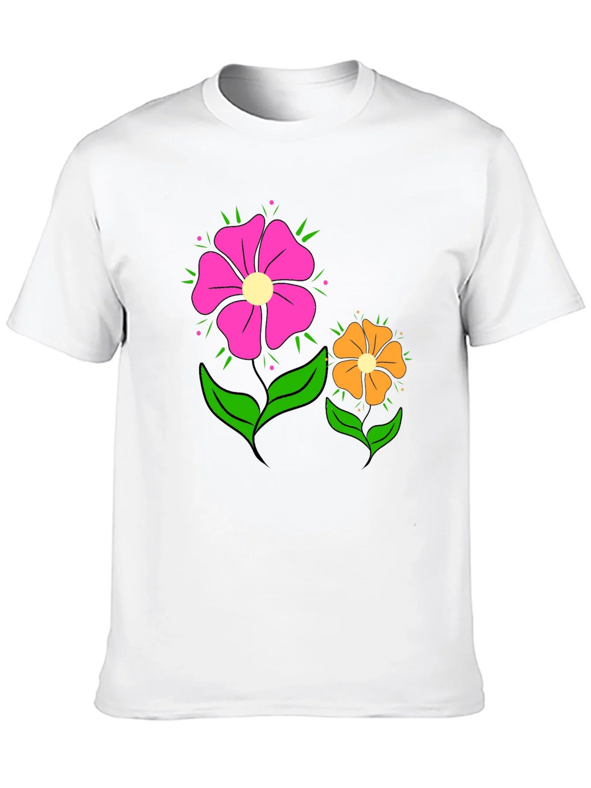 Floral Graphic T-Shirt - Funky Flower Power Tee product image 3
