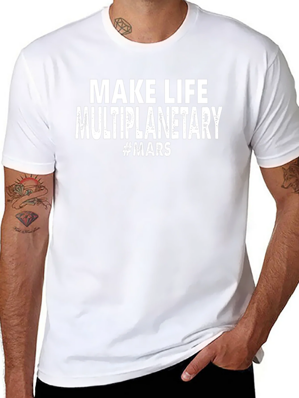 Make Life Multiplanetary T-Shirt #MARS product image 4