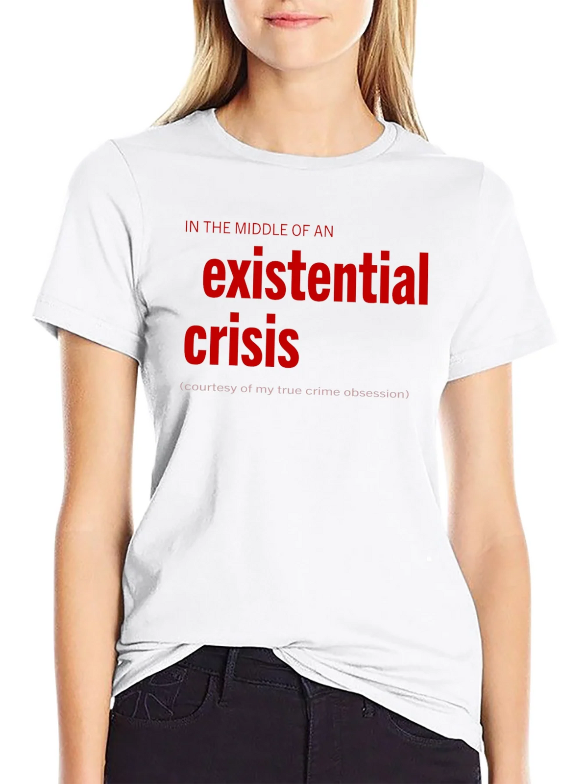 Existential Crisis Graphic Tee - True Crime Obsession product image 8
