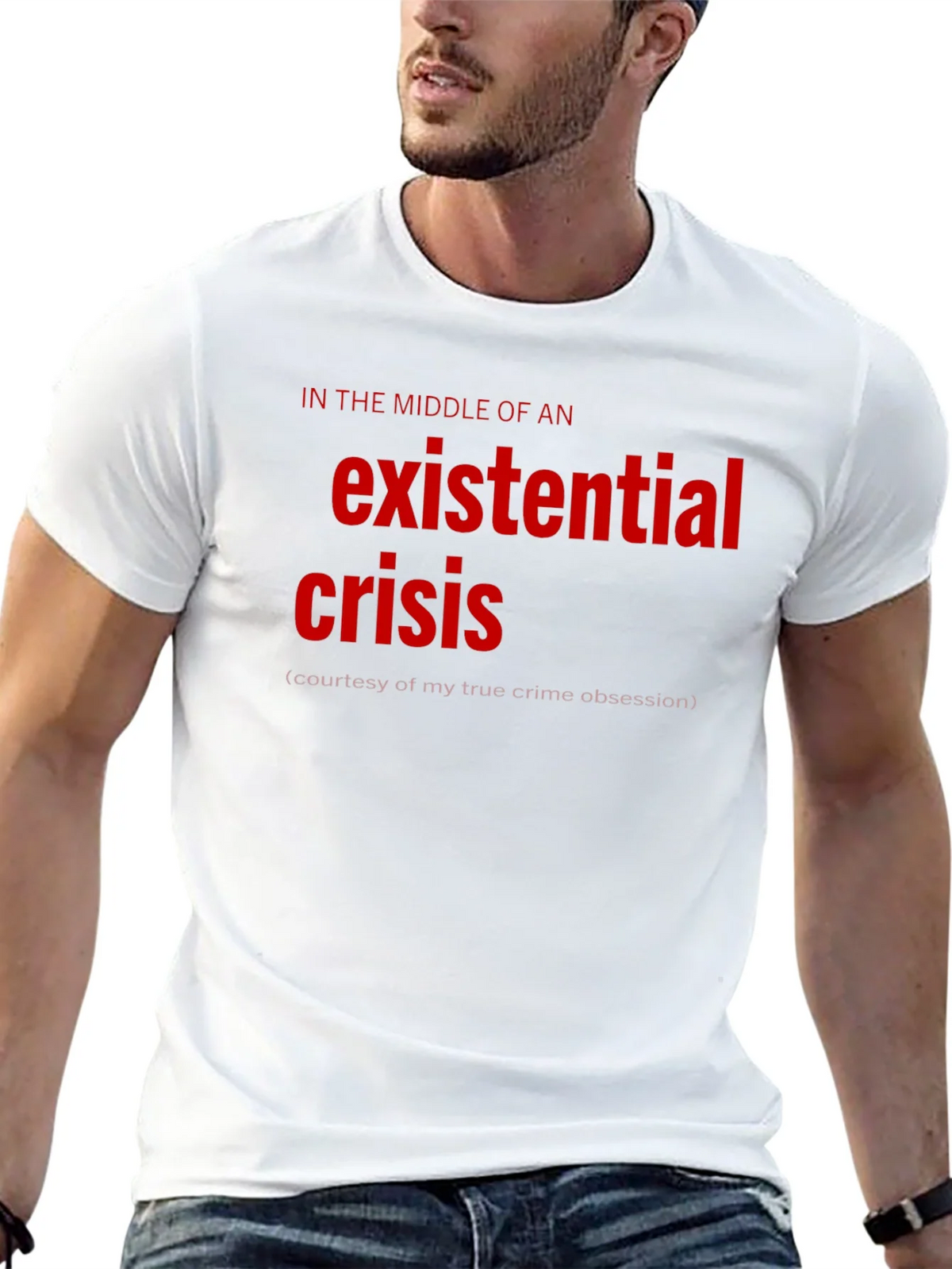 Existential Crisis Graphic Tee - True Crime Obsession product image 12