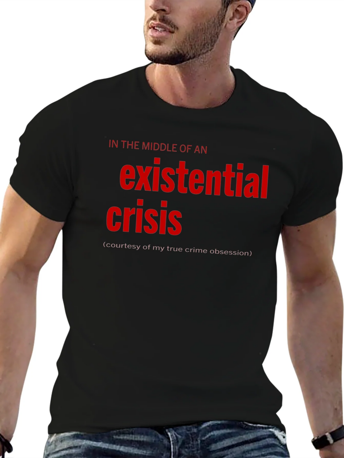 Existential Crisis Graphic Tee - True Crime Obsession product image 6