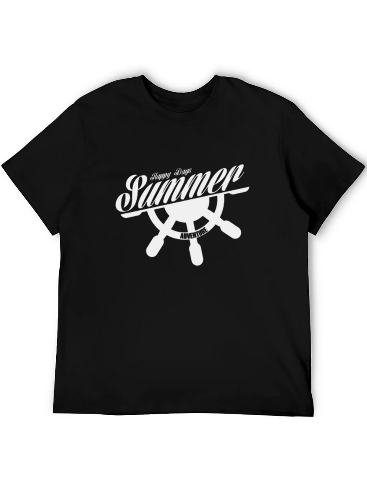 Summer Adventure Black Graphic Tee product image 1
