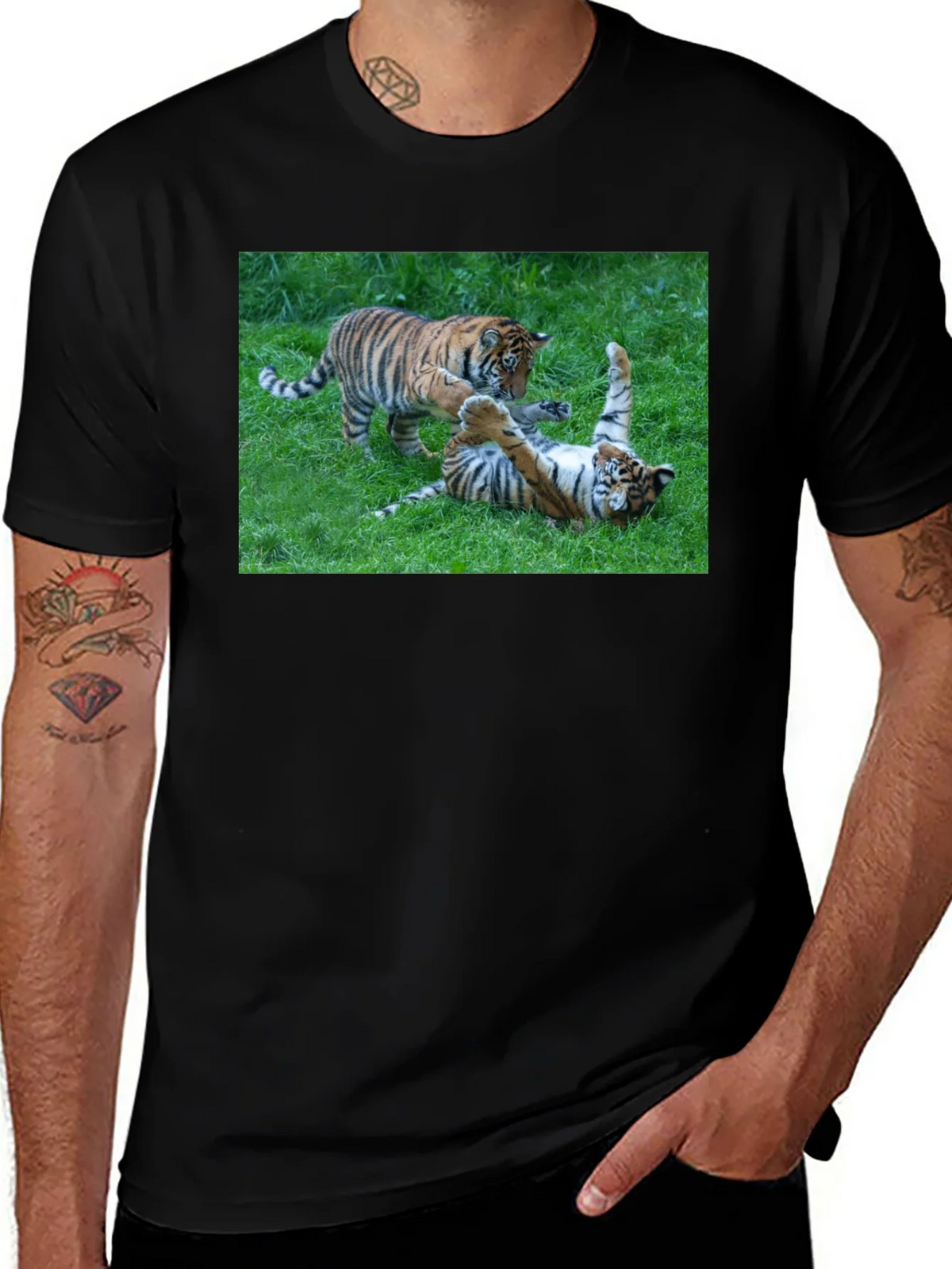 Tiger Cubs Playful Graphic Tee product image 1