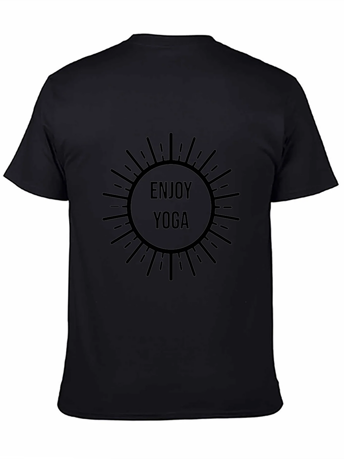 Enjoy Yoga Graphic Tee - Black product image 4