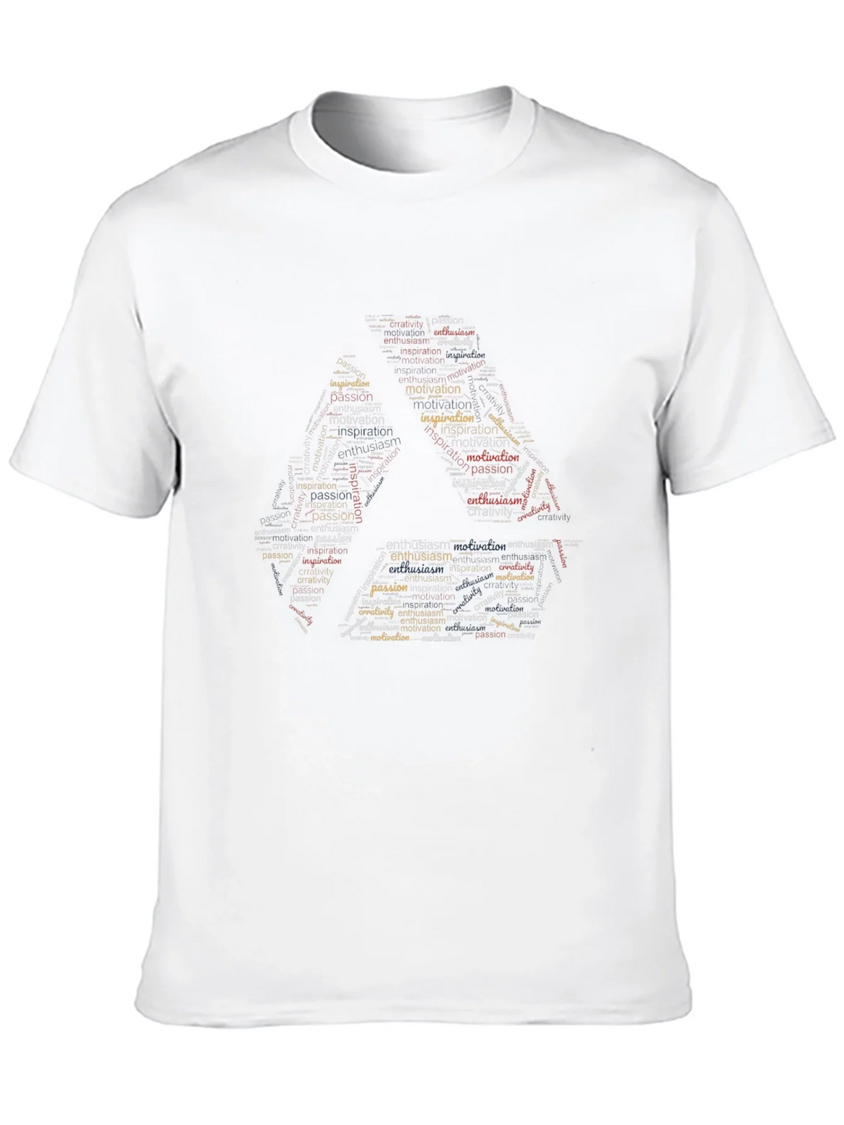 Inspirational Word Art Mens Black T-Shirt product image 9