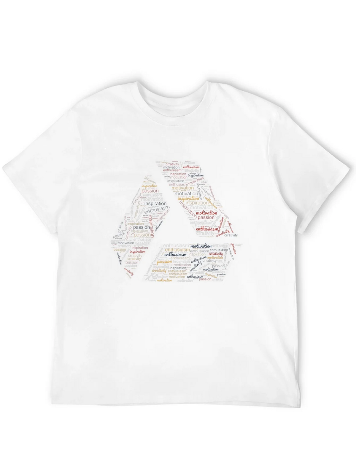 Inspirational Word Art Mens Black T-Shirt product image 11