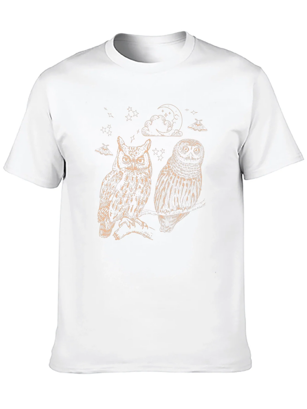 Two Owls Graphic Print Black T-Shirt product image 9