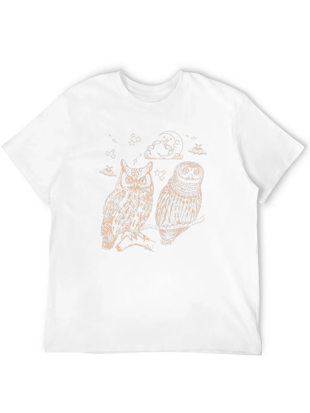 Two Owls Graphic Print Black T-Shirt product image 11