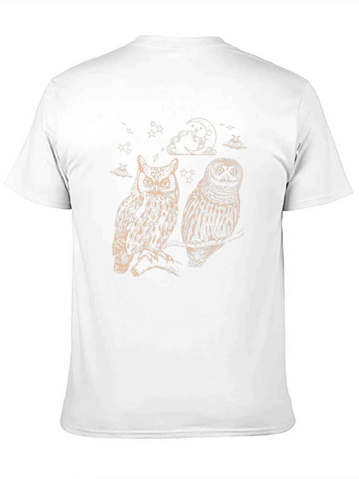 Two Owls Graphic Print Black T-Shirt product image 10
