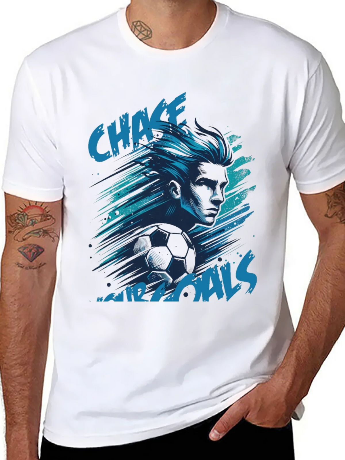 Chase Your Goals Soccer T-Shirt product image 7