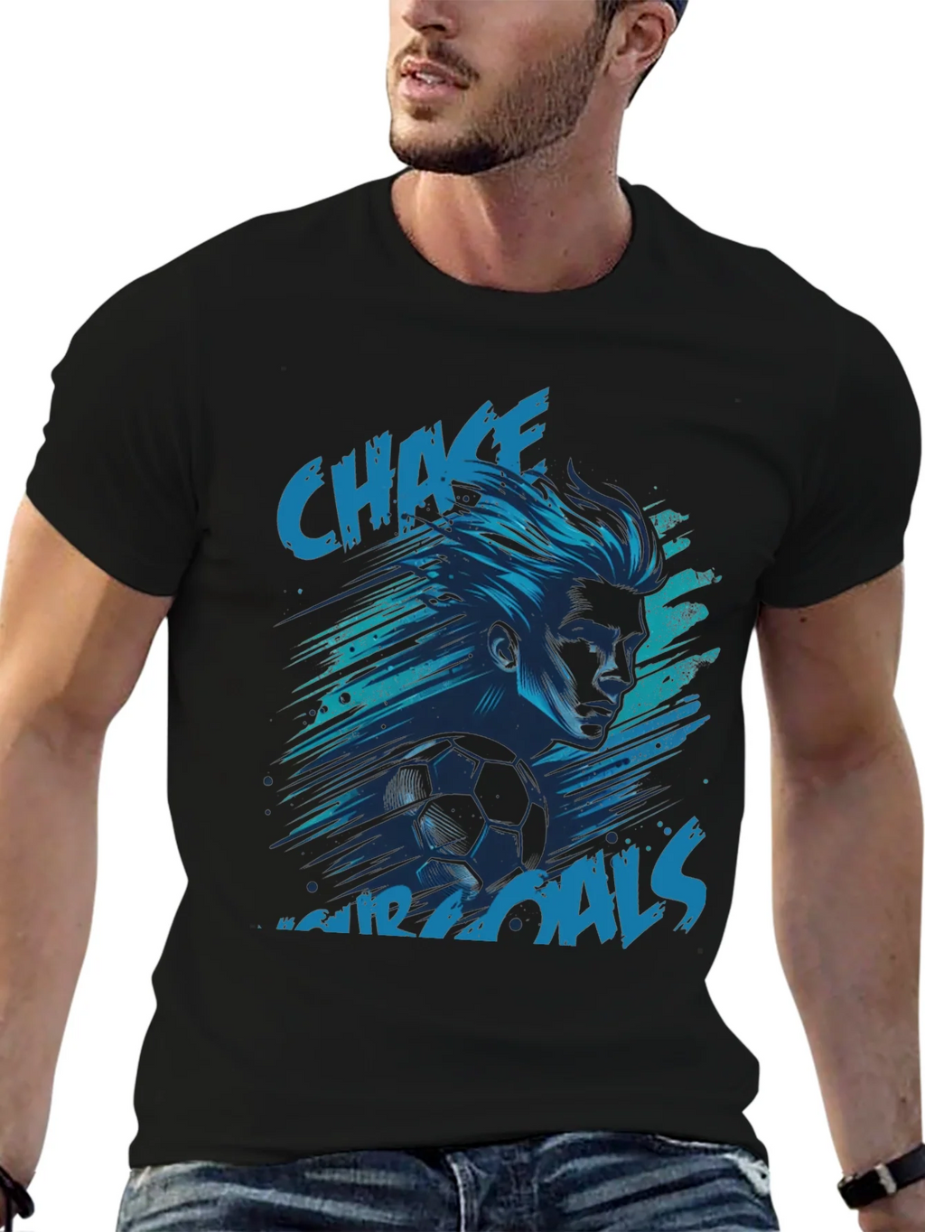 Chase Your Goals Soccer T-Shirt product image 6