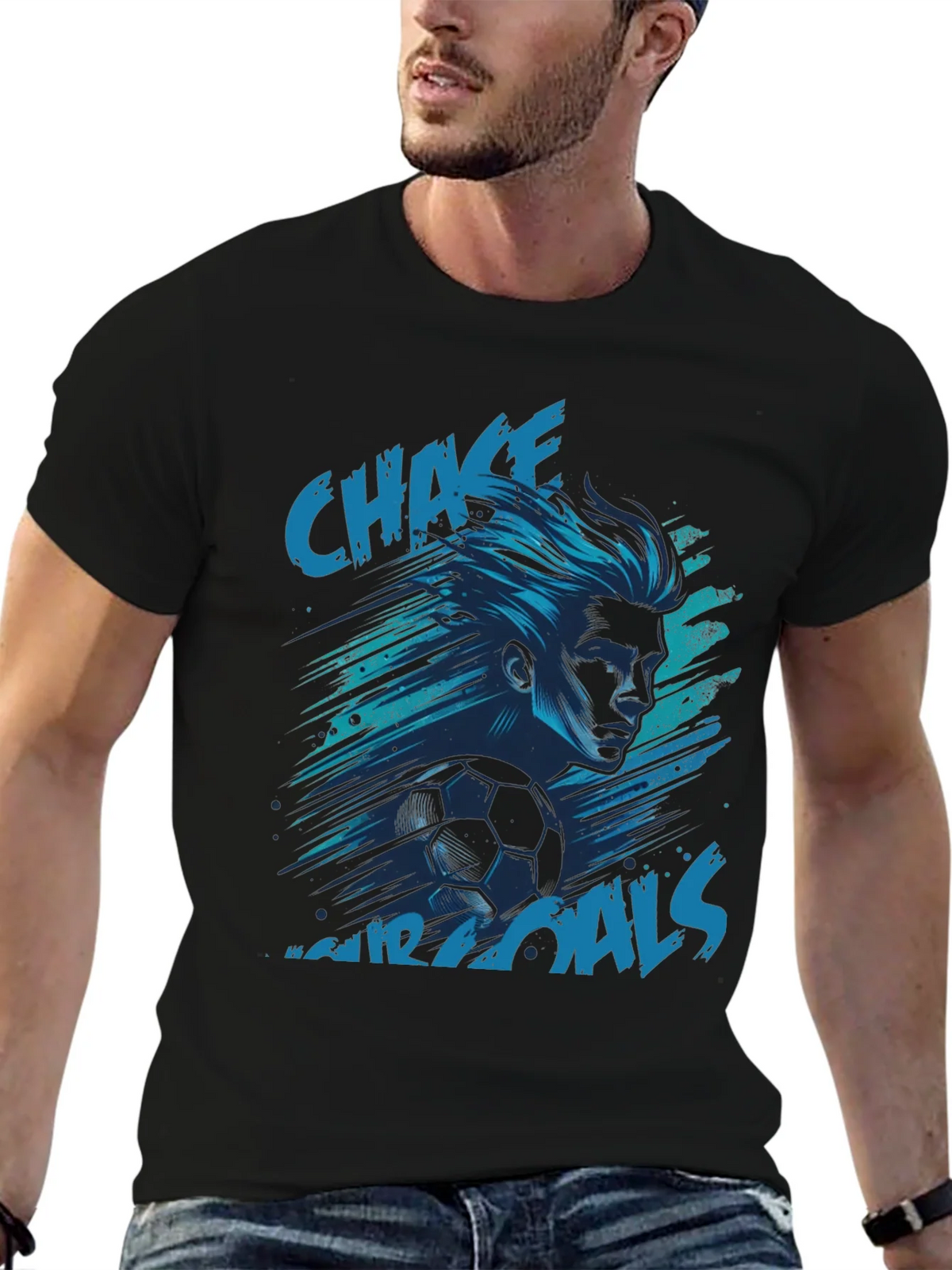 Chase Your Goals Soccer T-Shirt product image 6