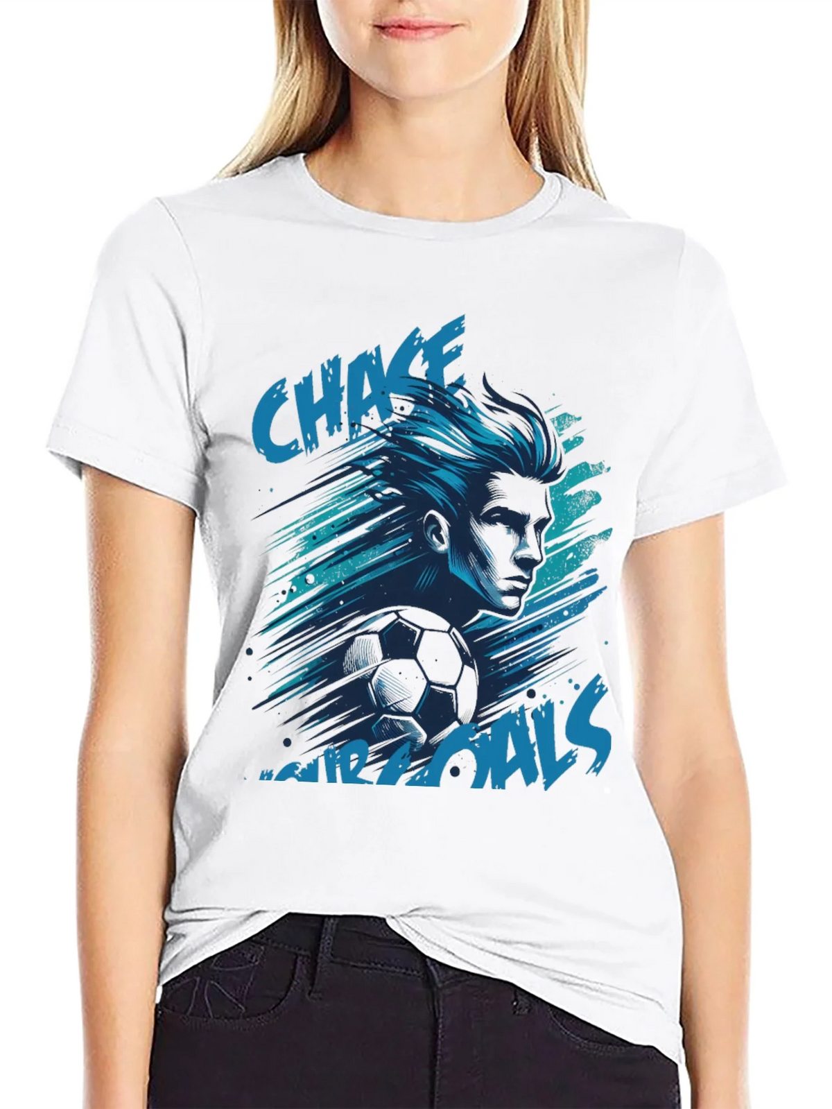 Chase Your Goals Soccer T-Shirt product image 8