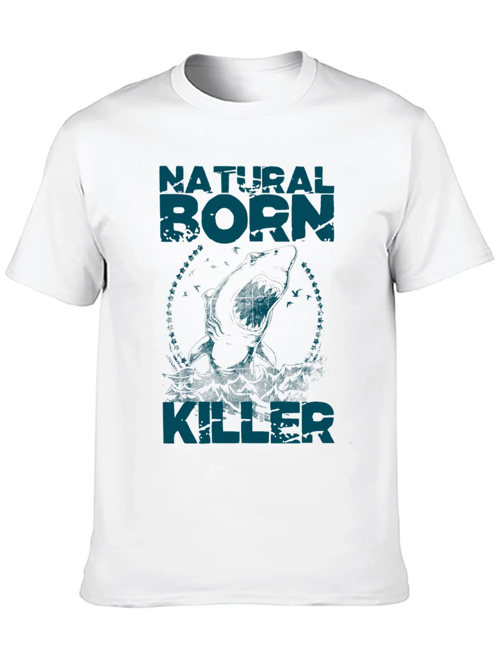 Natural Born Killer Graphic Tee - Black Crew Neck T-Shirt product image 7