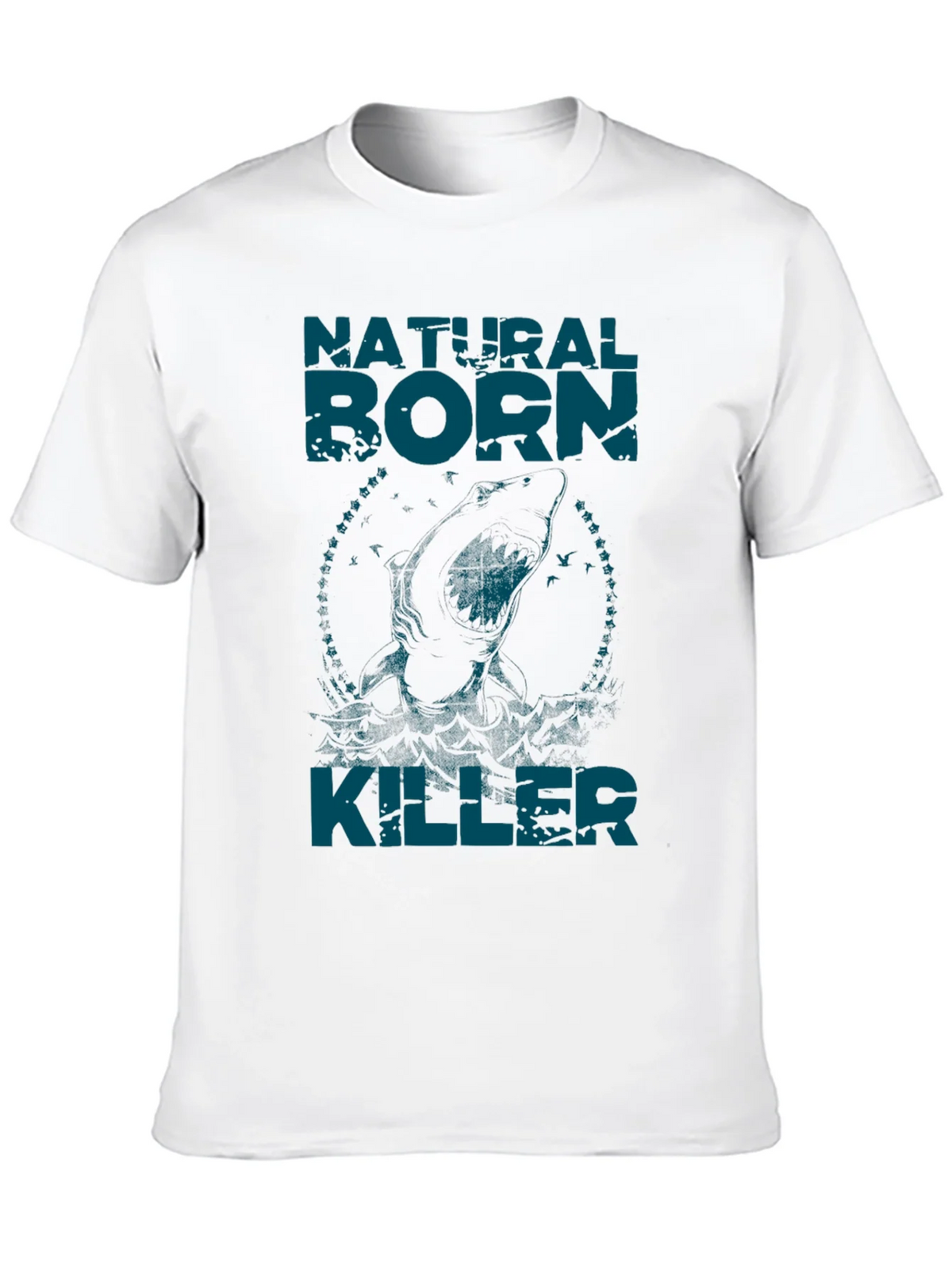 Natural Born Killer Graphic Tee - Black Crew Neck T-Shirt product image 7