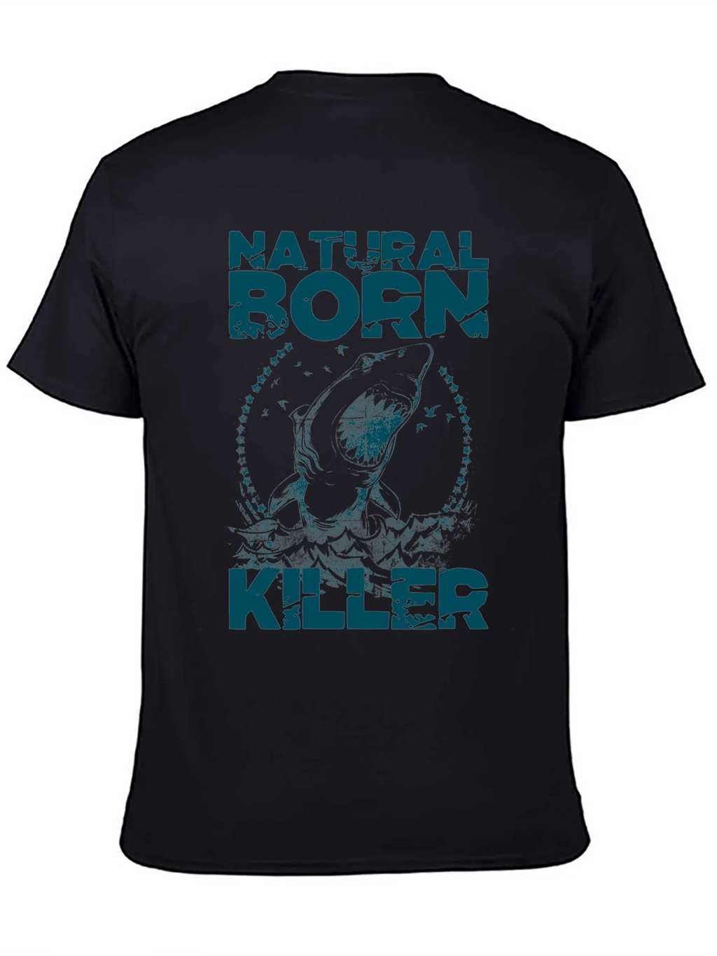 Natural Born Killer Graphic Tee - Black Crew Neck T-Shirt product image 3