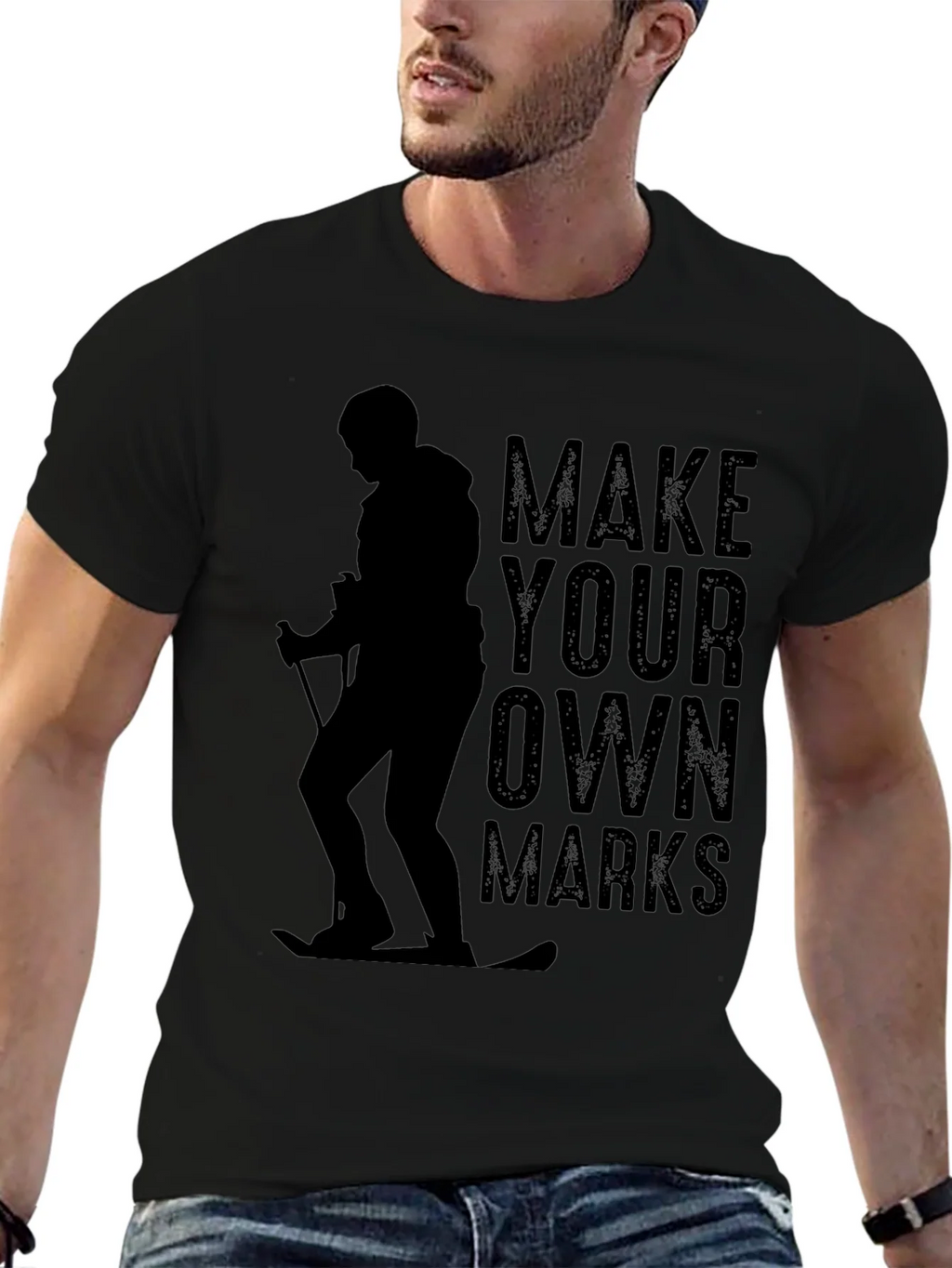 Make Your Own Marks Skier Graphic Tee product image 6