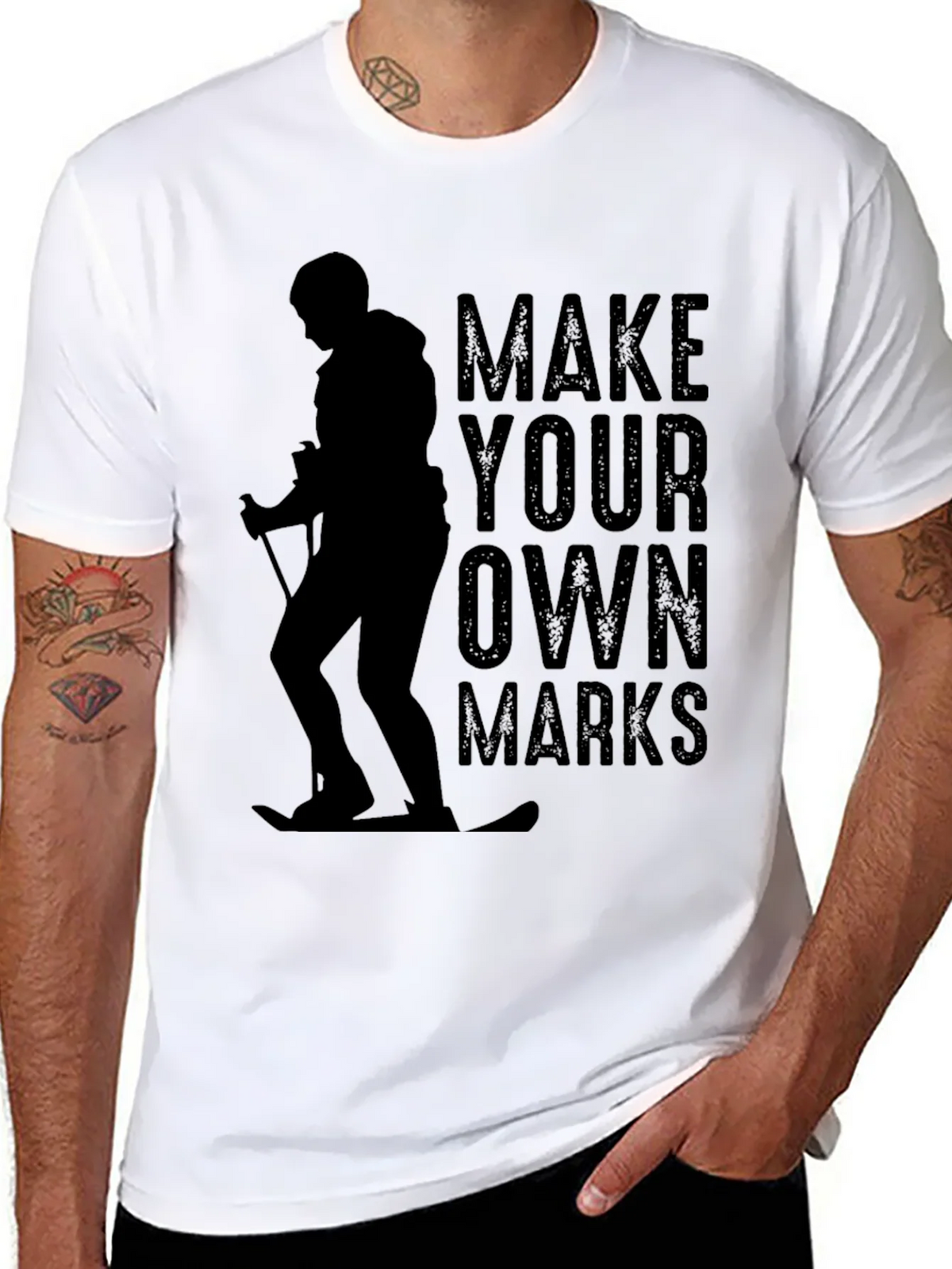 Make Your Own Marks Skier Graphic Tee product image 7
