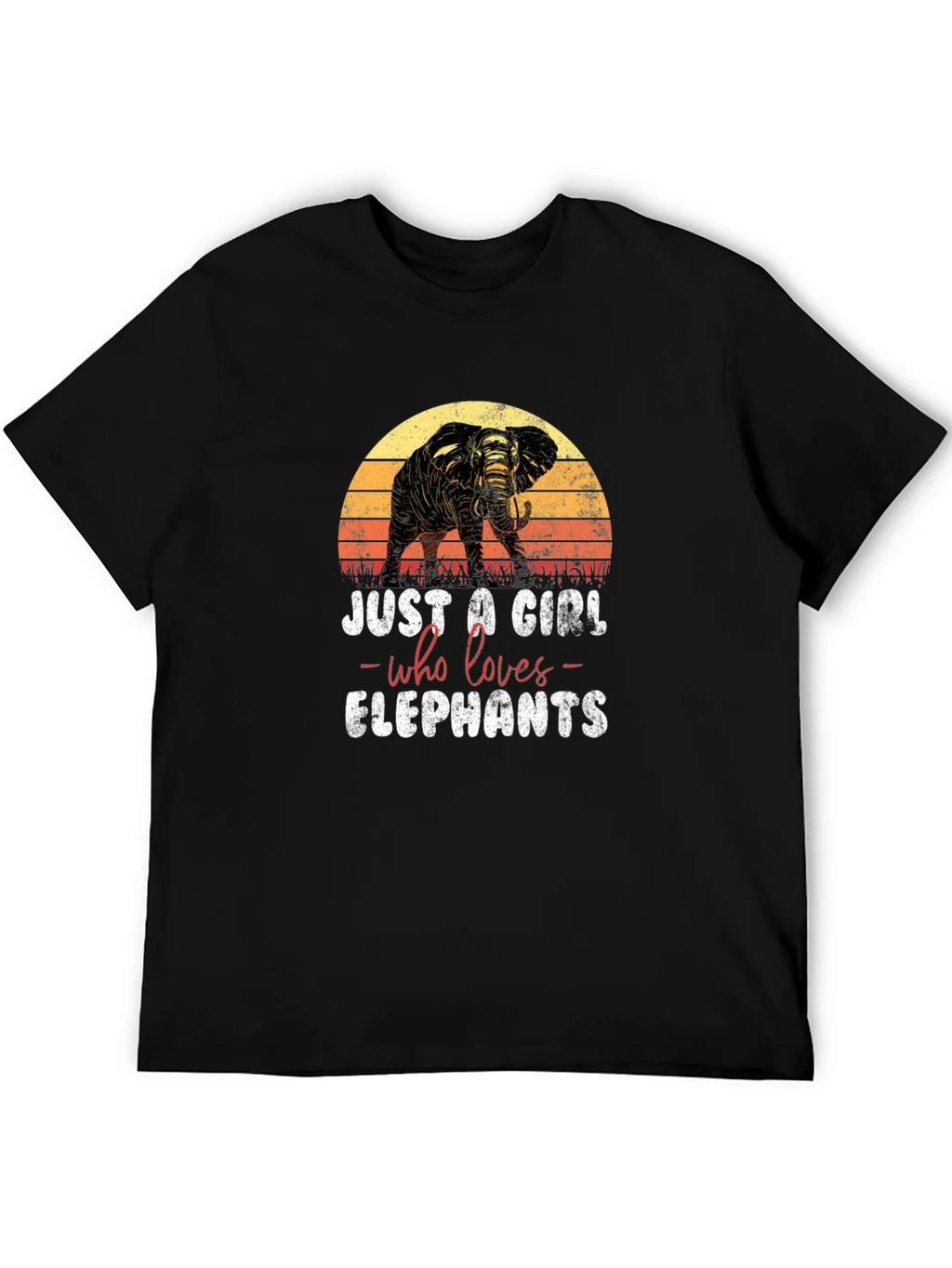 Elephant Lover T-Shirt - Just a Girl Who Loves Elephants product image 4