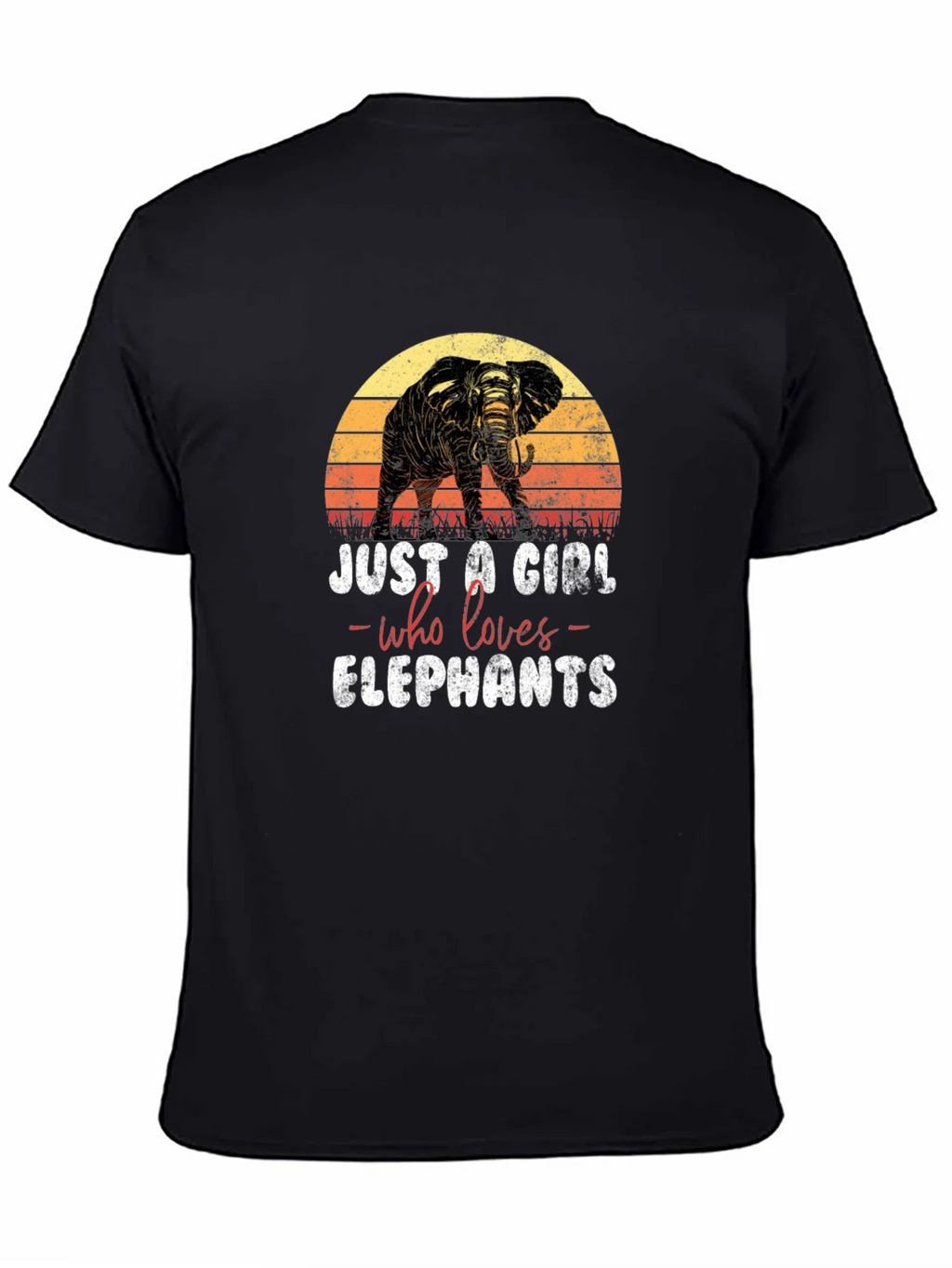 Elephant Lover T-Shirt - Just a Girl Who Loves Elephants product image 3