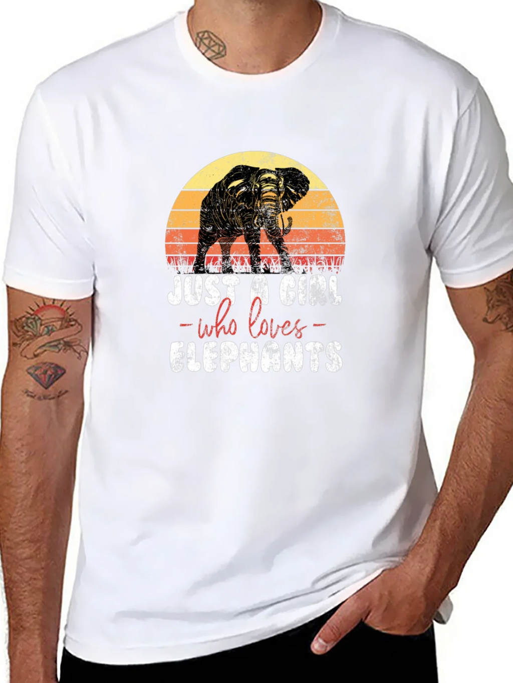 Elephant Lover T-Shirt - Just a Girl Who Loves Elephants product image 6