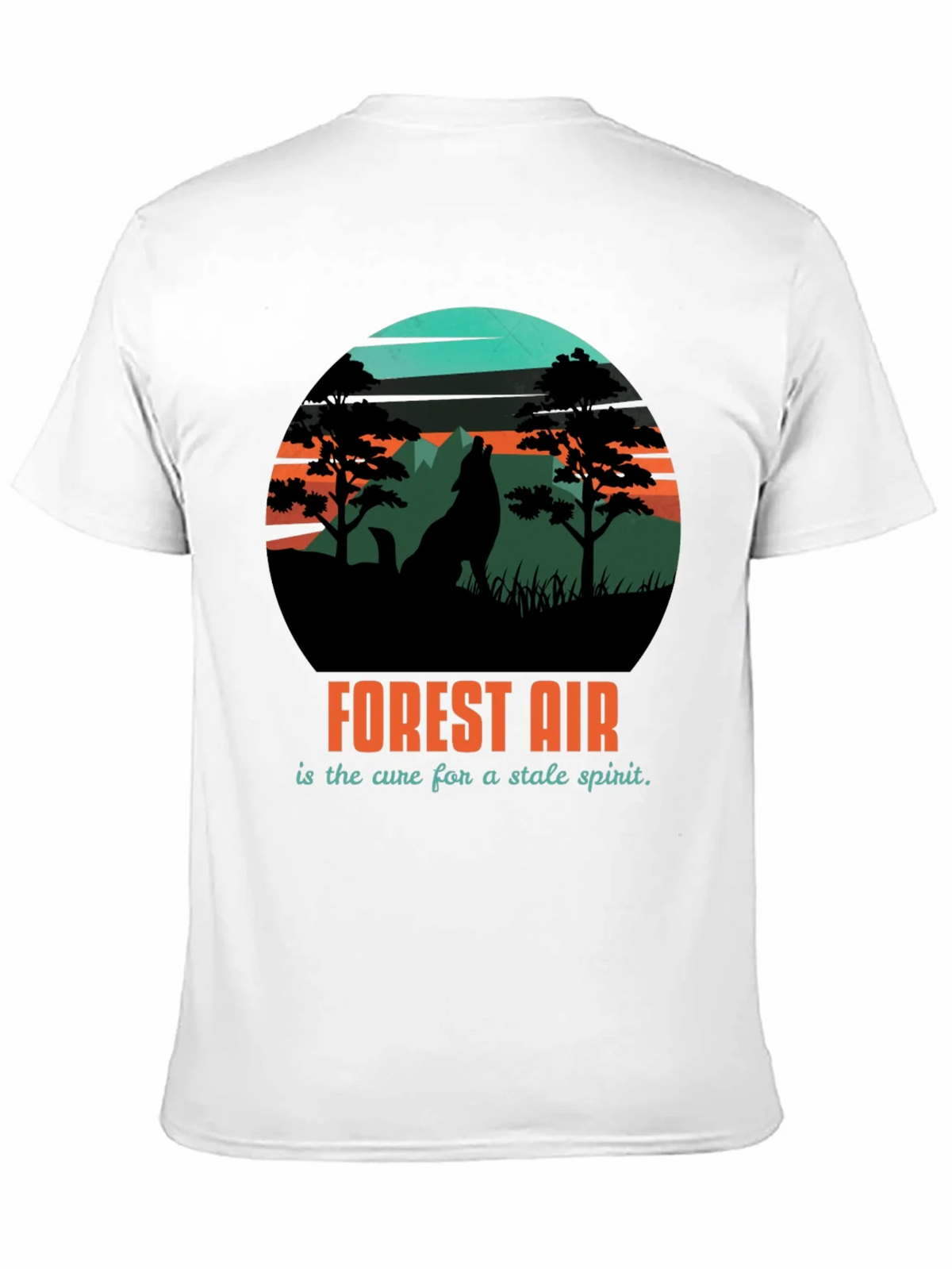 Forest Air Graphic Tee - Nature Wolf Design product image 10