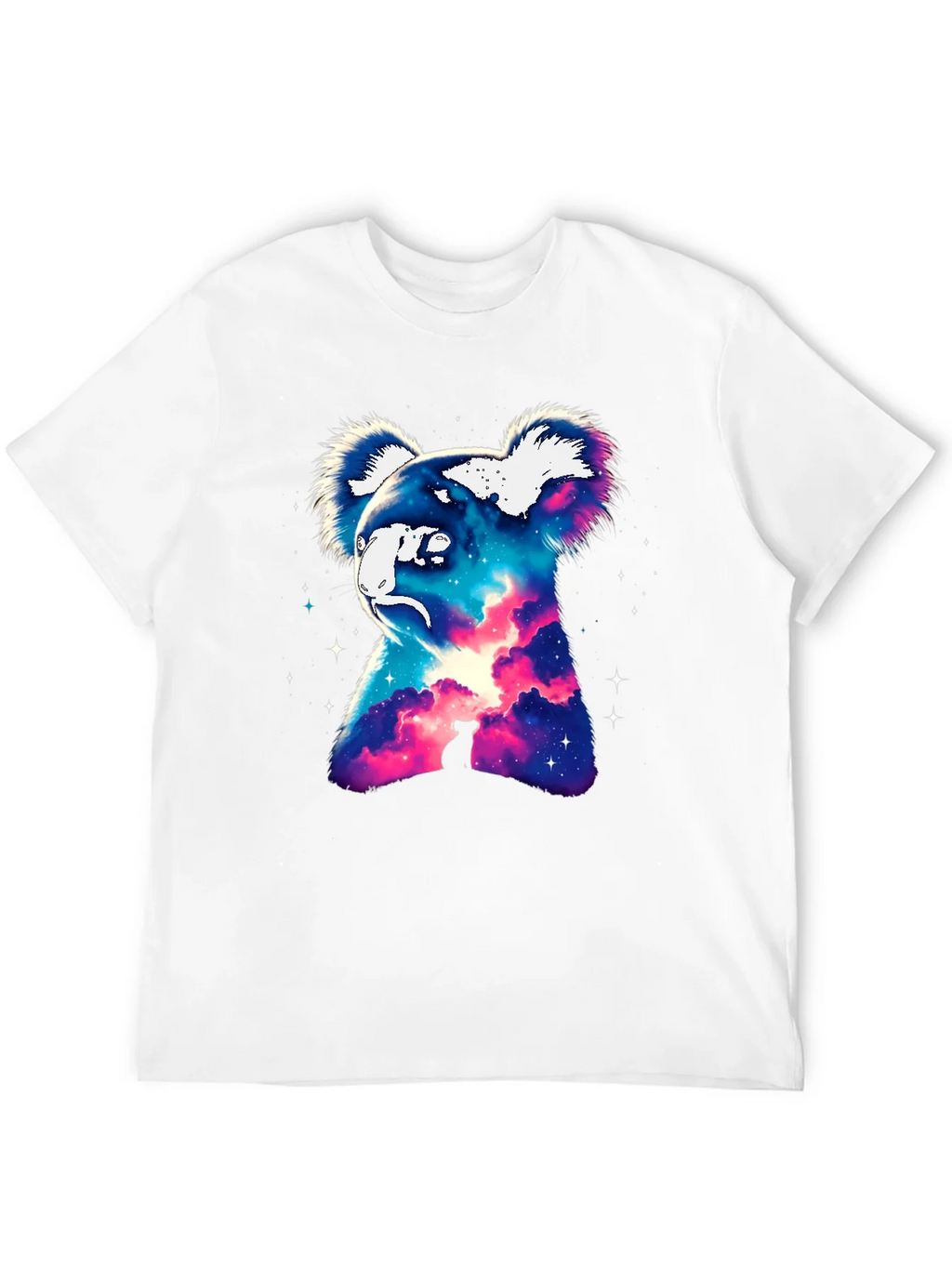 Cosmic Koala Graphic Tee - Galaxy Animal Print product image 11