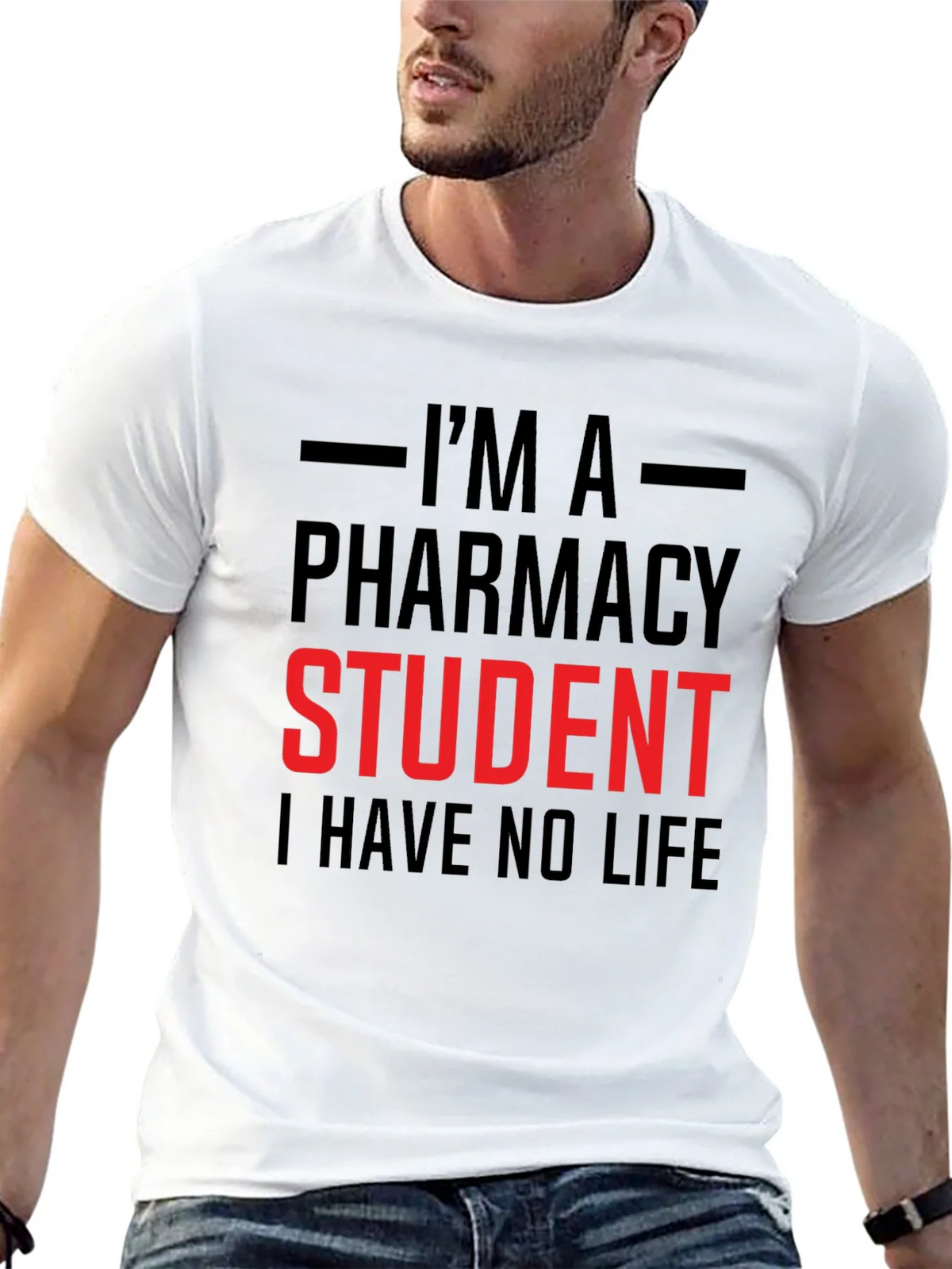 Pharmacy Student T-Shirt - No Life Tee product image 12