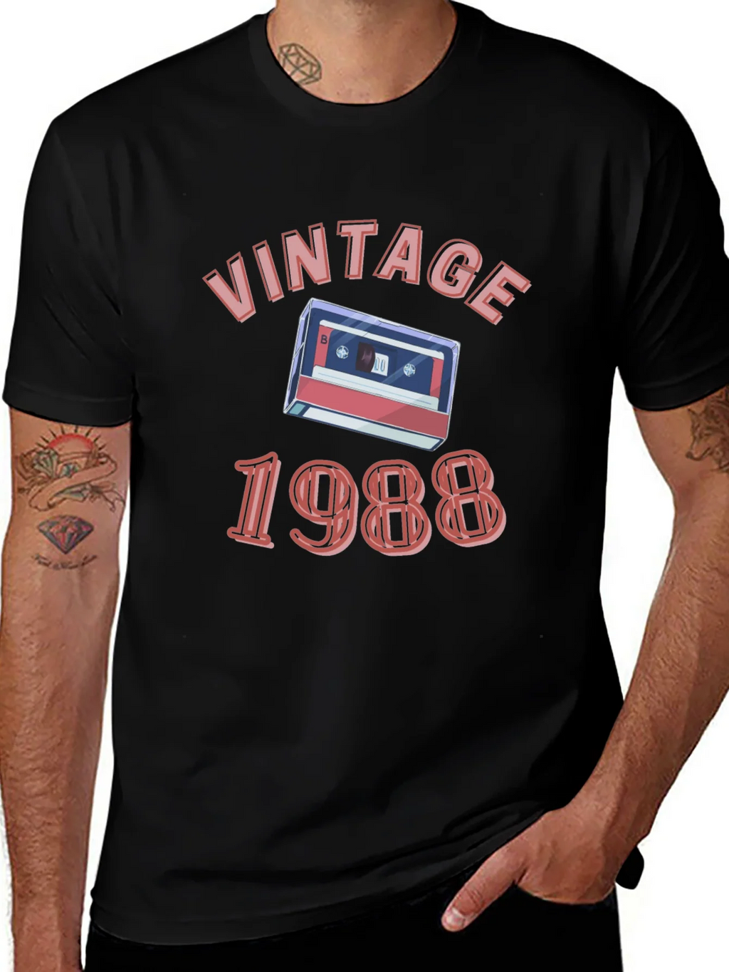 Vintage 1988 Cassette Tape T-Shirt product image 1