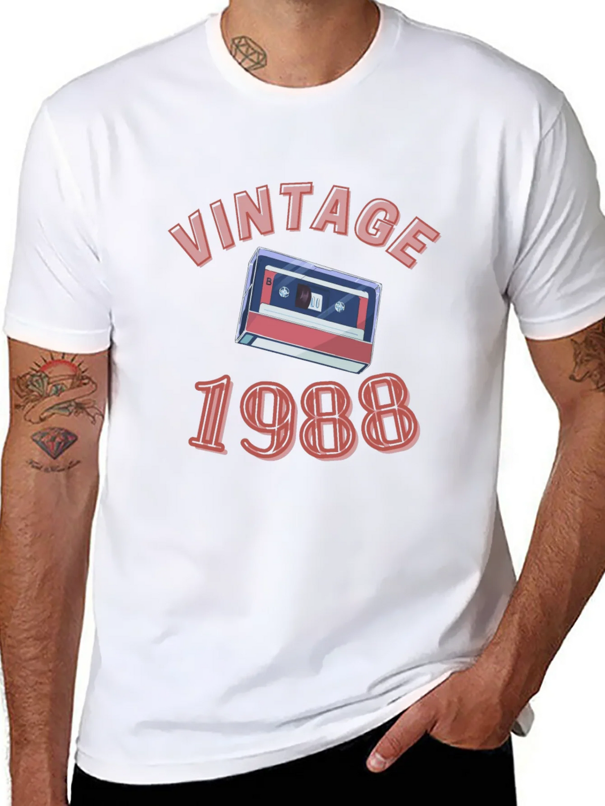 Vintage 1988 Cassette Tape T-Shirt product image 4