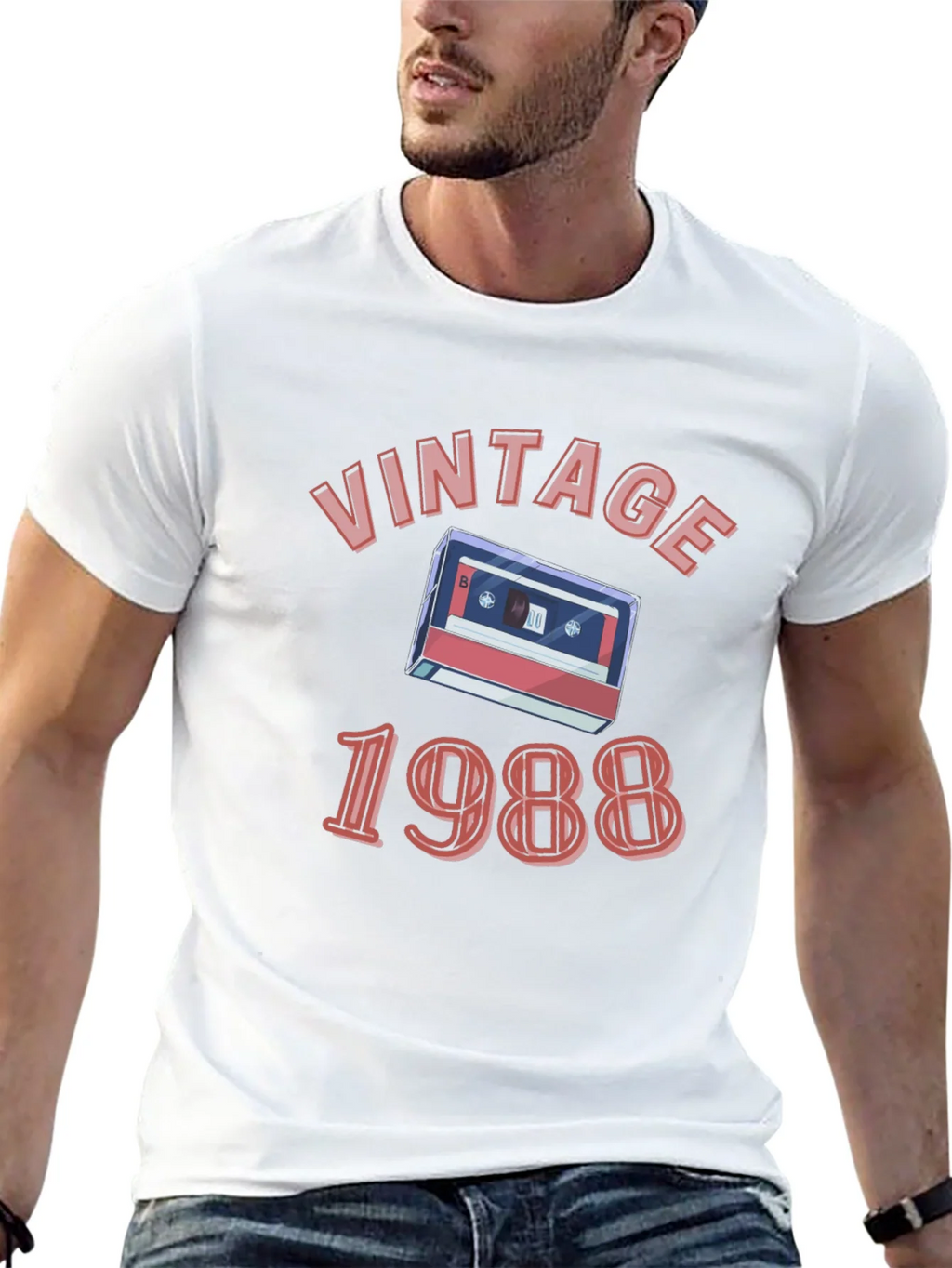 Vintage 1988 Cassette Tape T-Shirt product image 9
