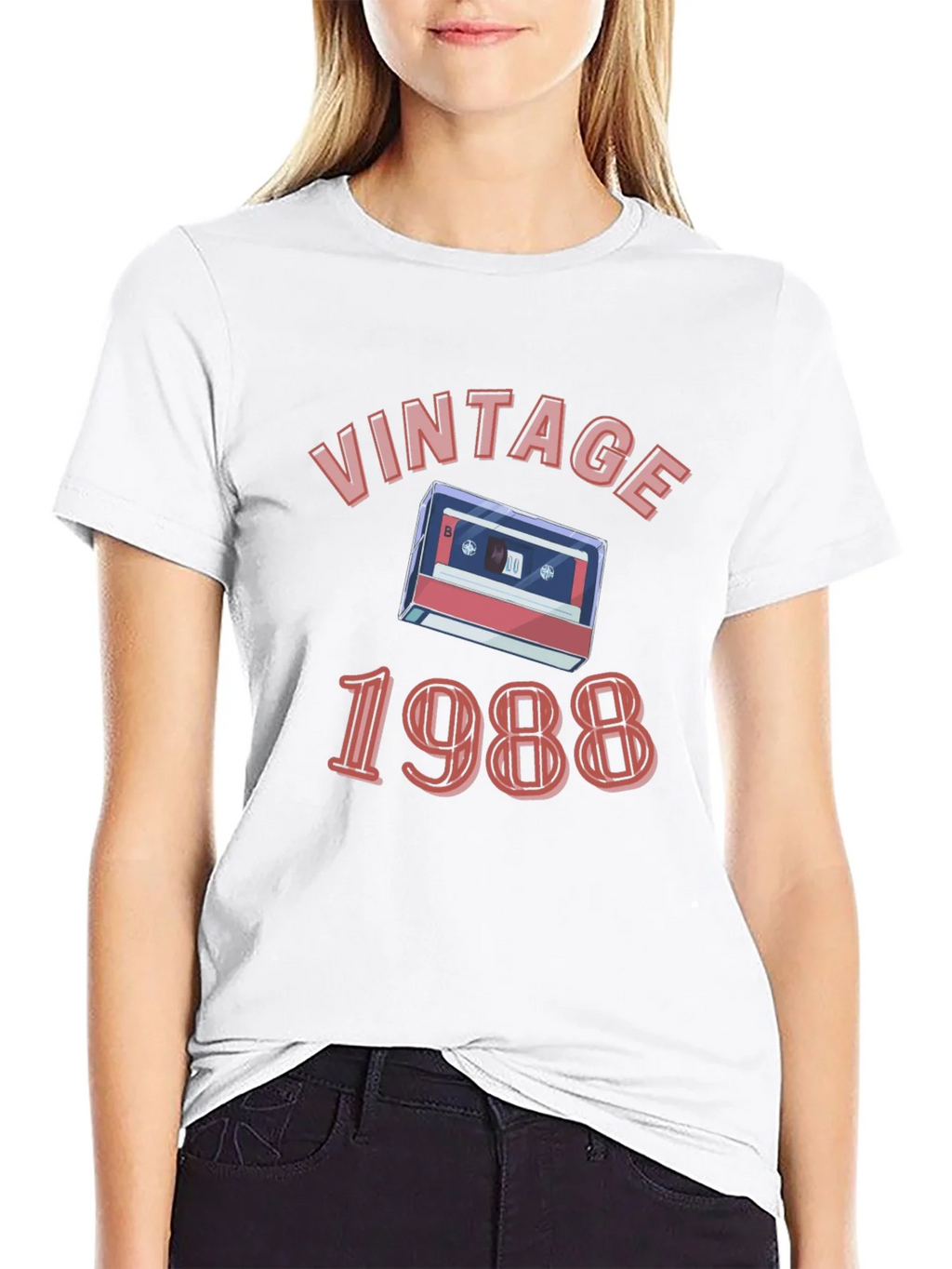 Vintage 1988 Cassette Tape T-Shirt product image 5