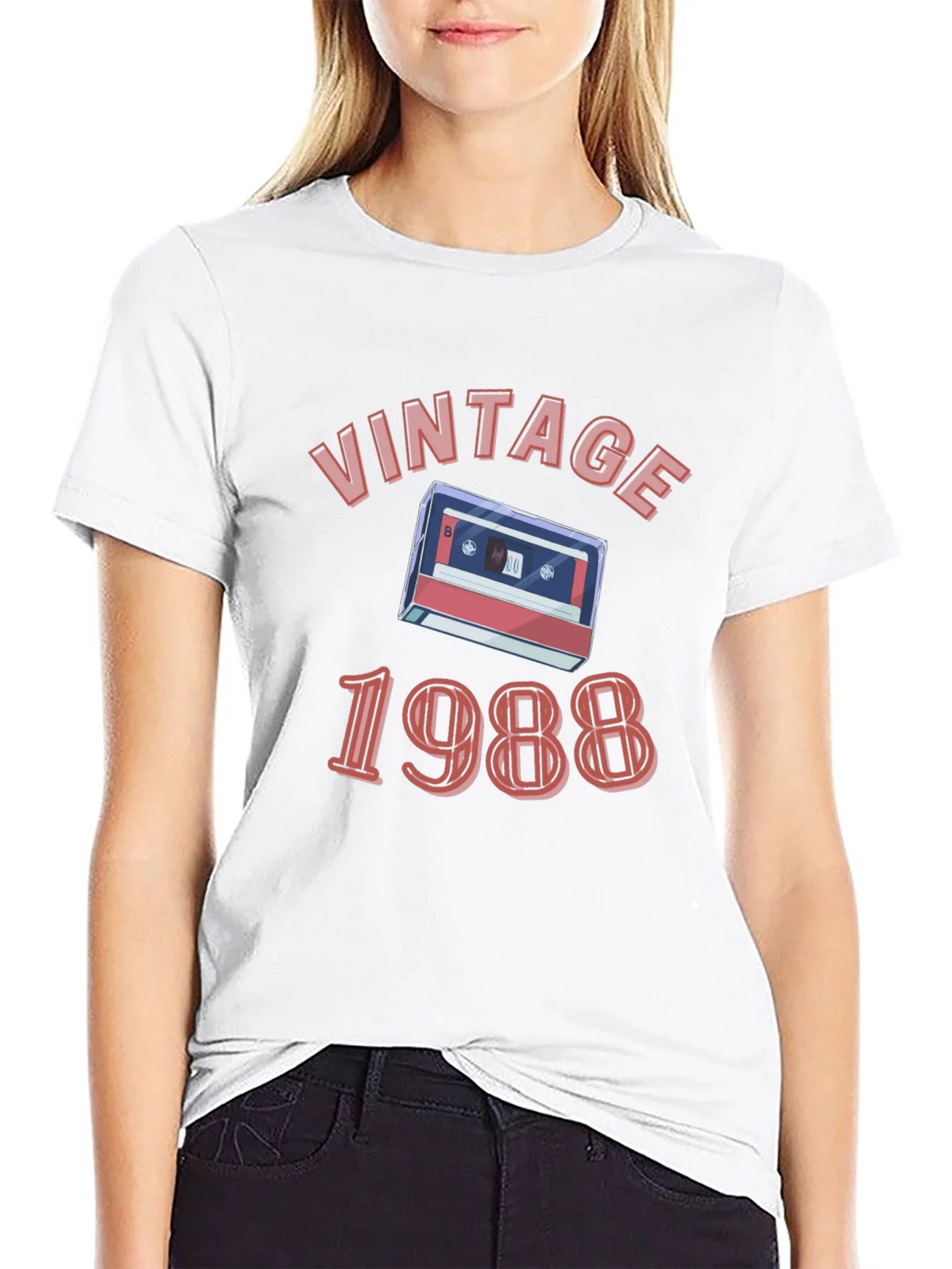 Vintage 1988 Cassette Tape T-Shirt product image 5