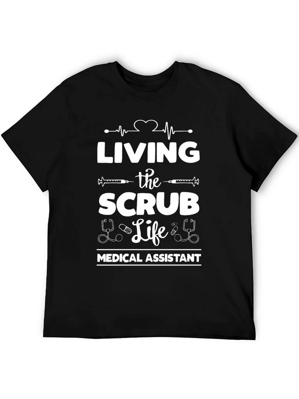 Medical Assistant Scrub Life Tee product image 3