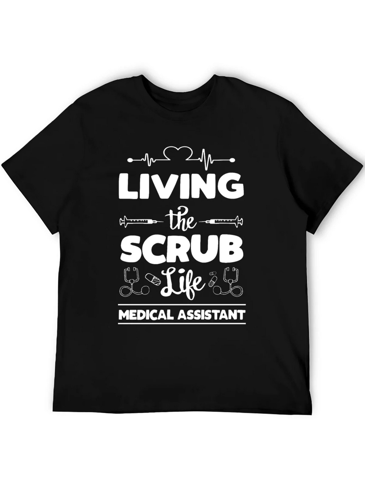 Medical Assistant Scrub Life Tee product image 3