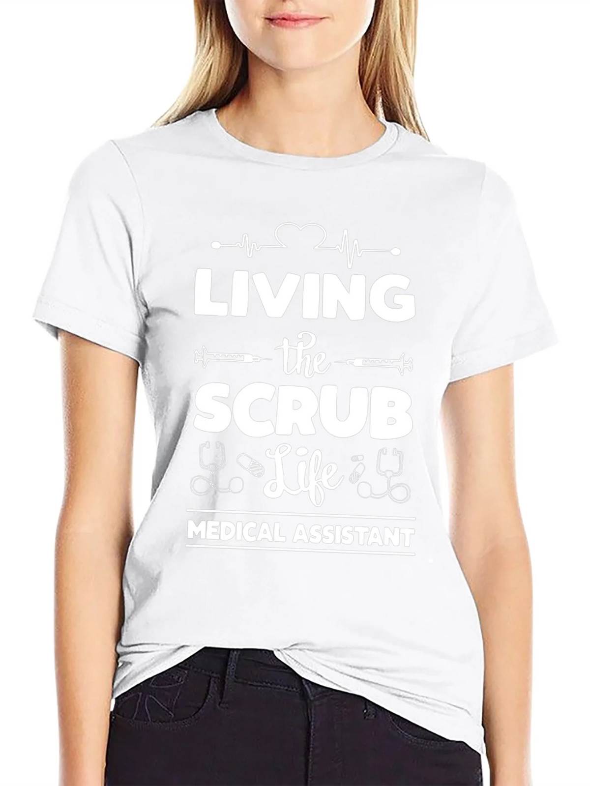 Medical Assistant Scrub Life Tee product image 5