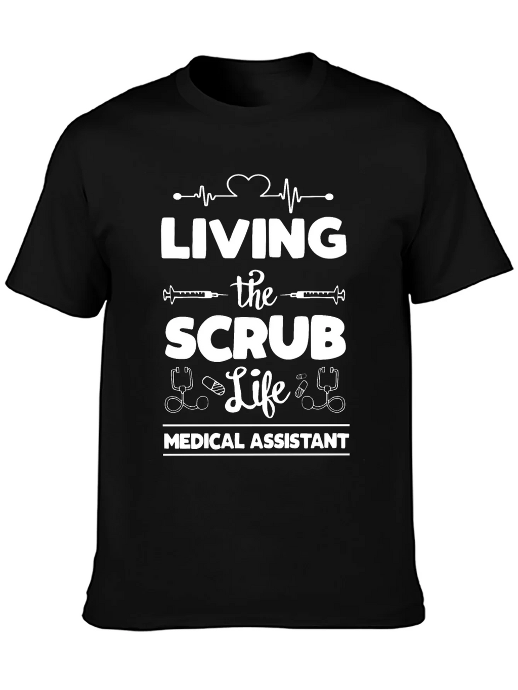 Medical Assistant Scrub Life Tee product image 2