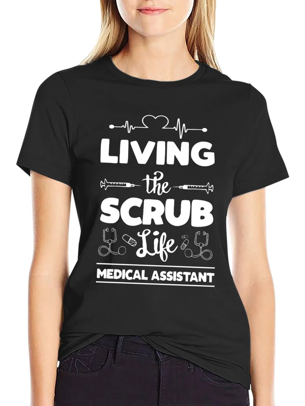 Medical Assistant Scrub Life Tee product image 1