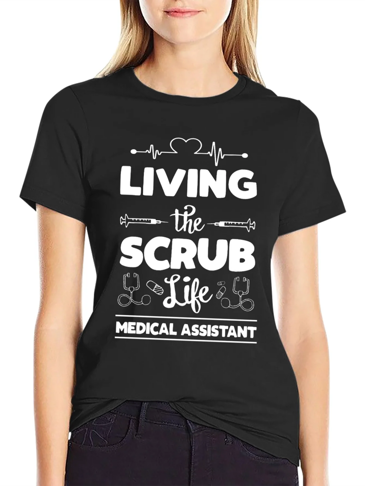 Medical Assistant Scrub Life Tee product image 1