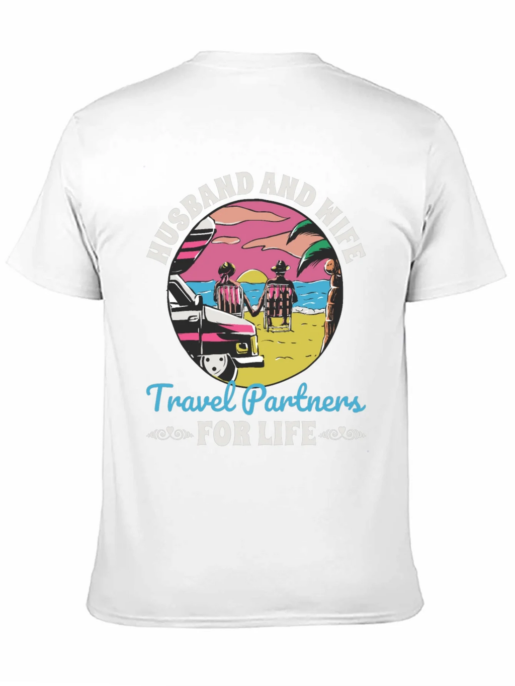 Husband and Wife Travel Partners T-Shirt product image 10