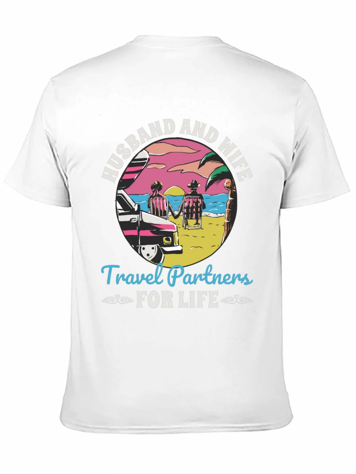 Husband and Wife Travel Partners T-Shirt product image 10