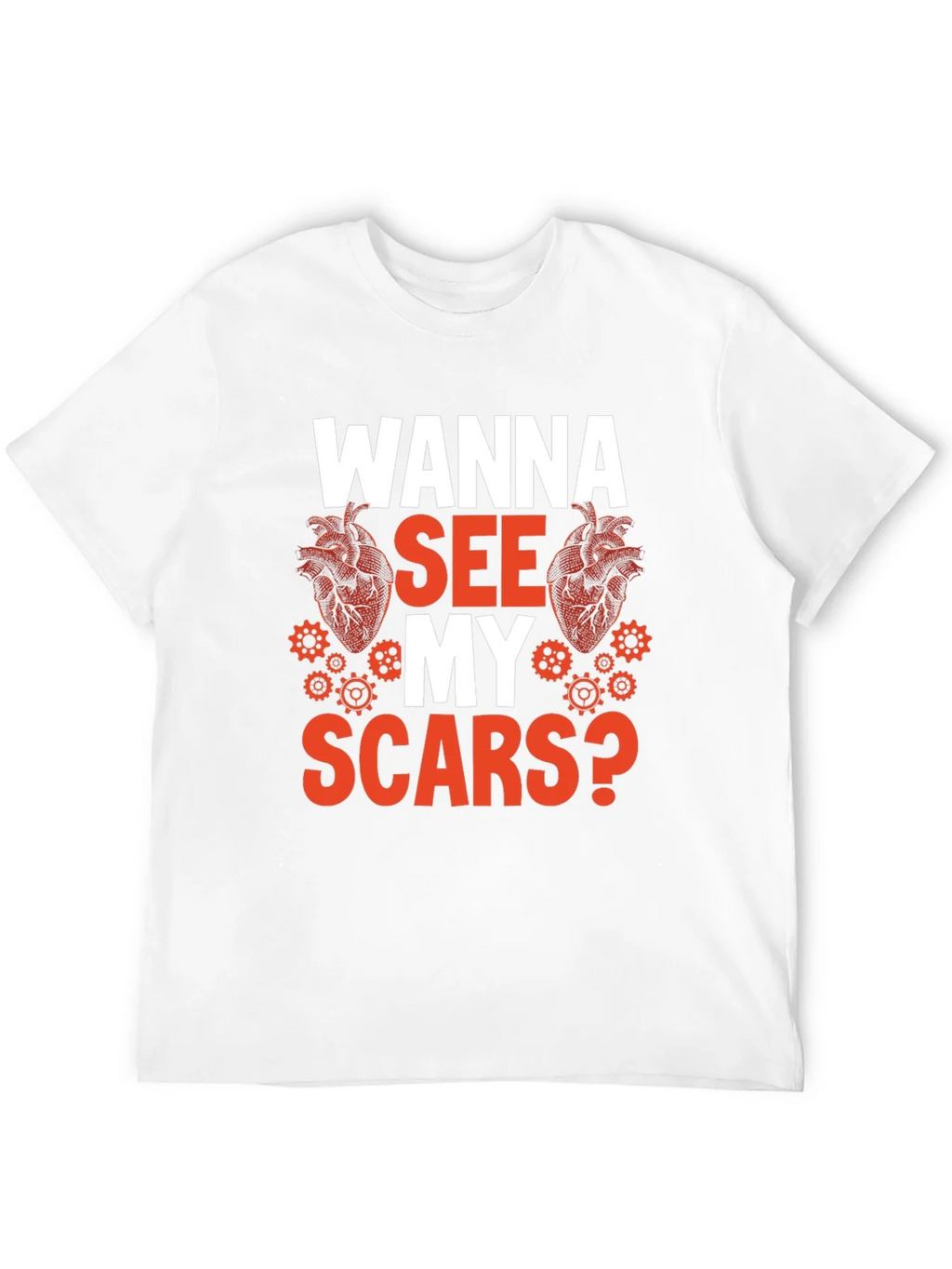 Wanna See My Scars? Graphic Tee product image 11