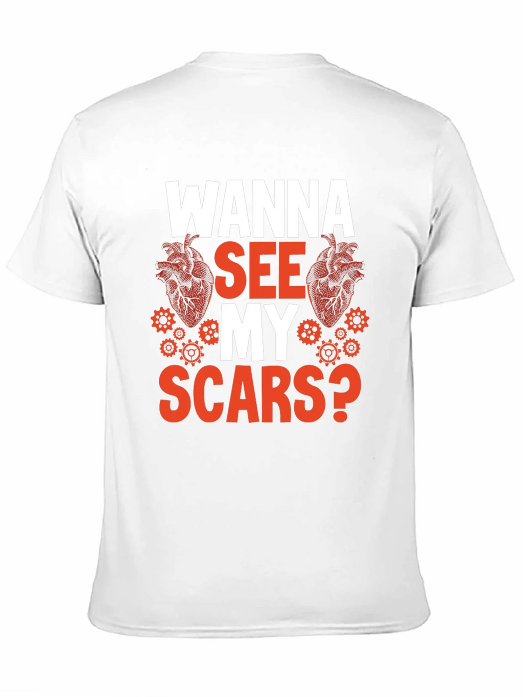 Wanna See My Scars? Graphic Tee product image 10