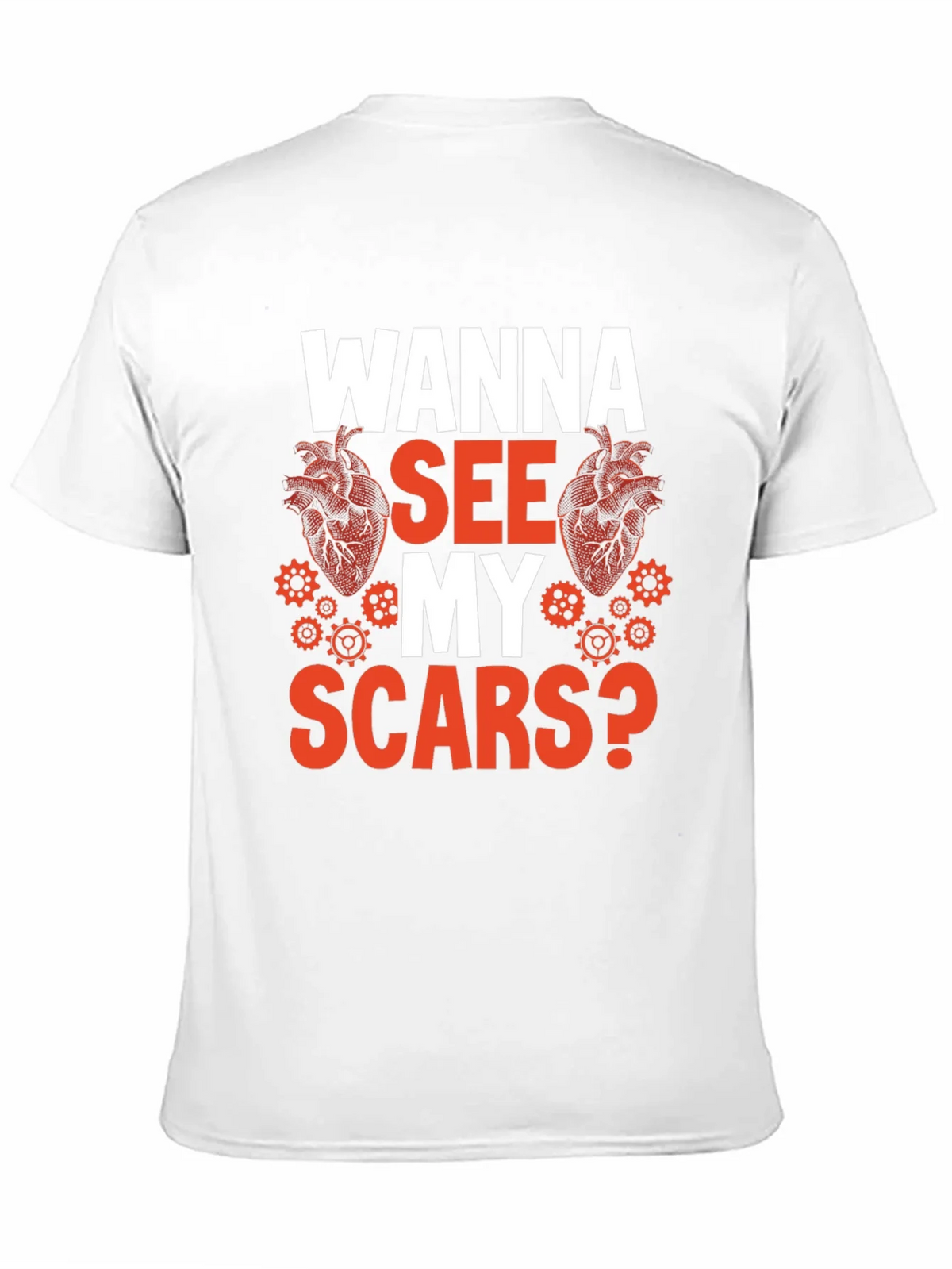 Wanna See My Scars? Graphic Tee product image 10